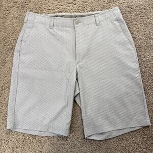 Ben Hogan - Mens Shorts Size: 34 Golf Flat Front Blue Patterned